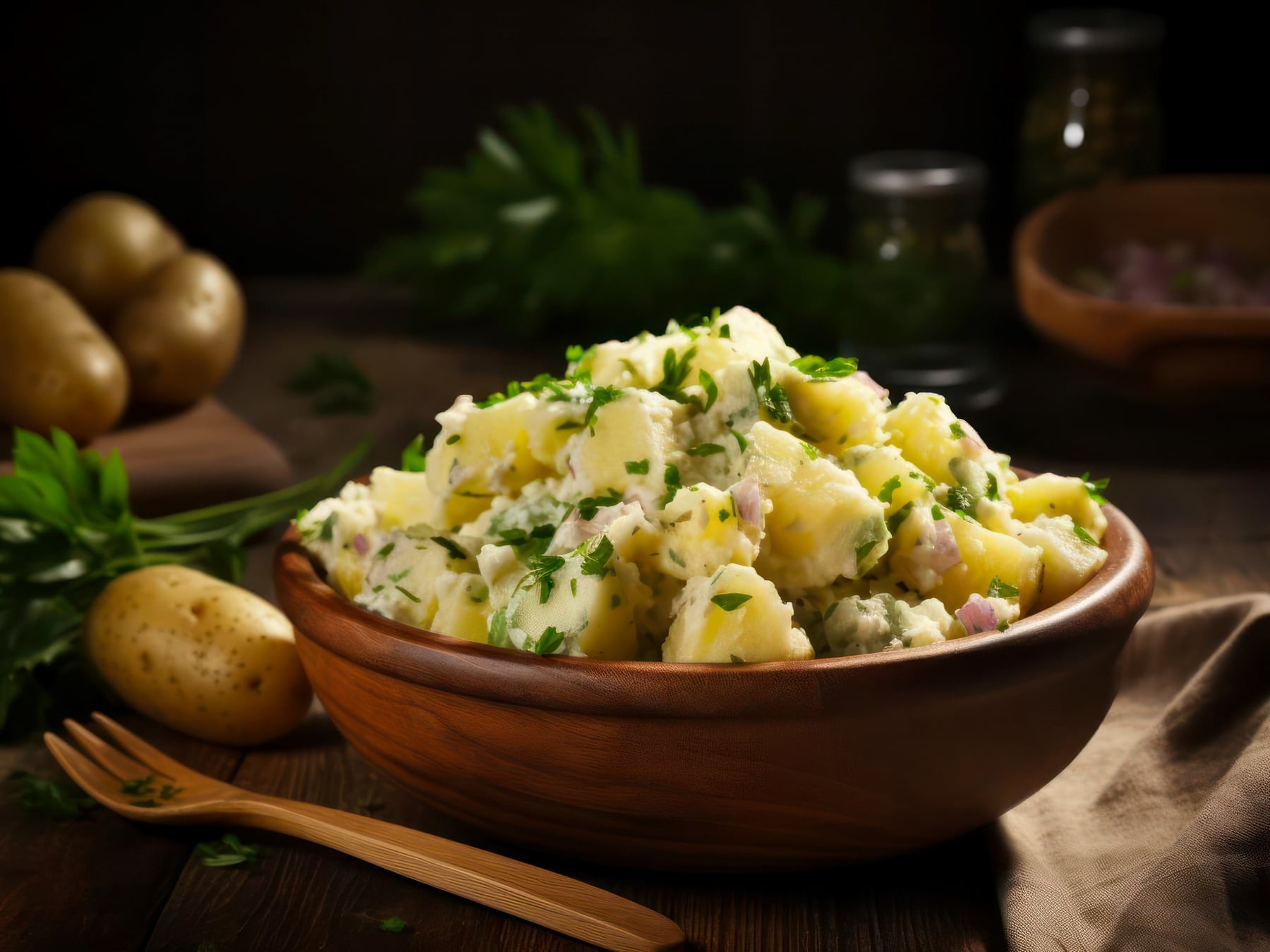 Ensalada de papa bien cremosa: claves de cocción, aderezos y variantes para que no se desarme