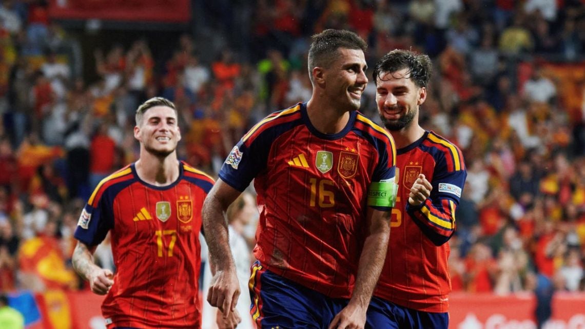 La Roja no frena: con golazos de Yamal, Rodri y Merino, España se dio el gusto de liquidar a Chequia en el descuento