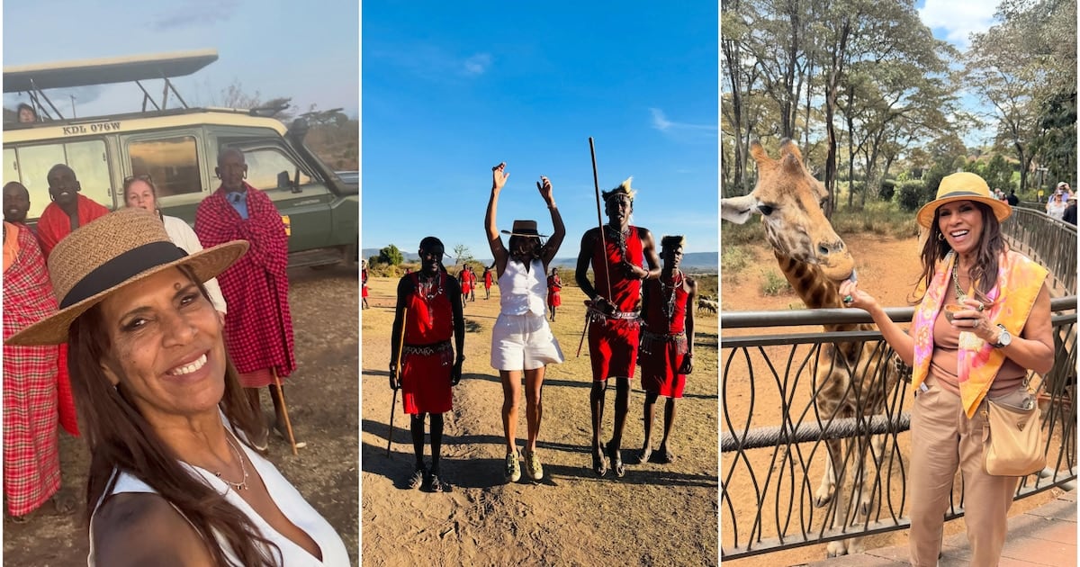 Anamá Ferreira se fue a buscar leones y volvió con selfies con jirafas