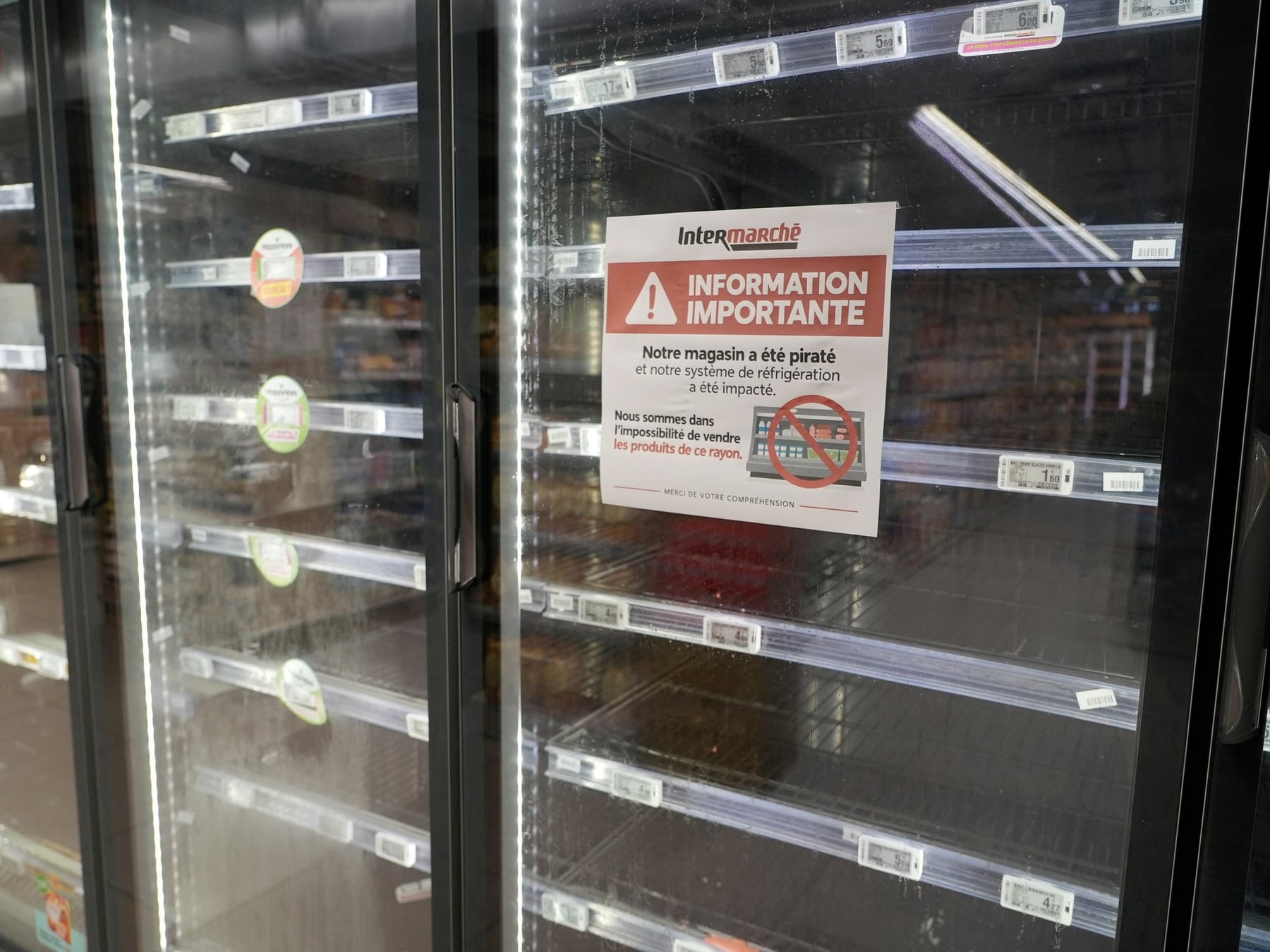 Francia: un ataque informático a las heladeras de 350 supermercados expone la fragilidad de la refrigeración conectada