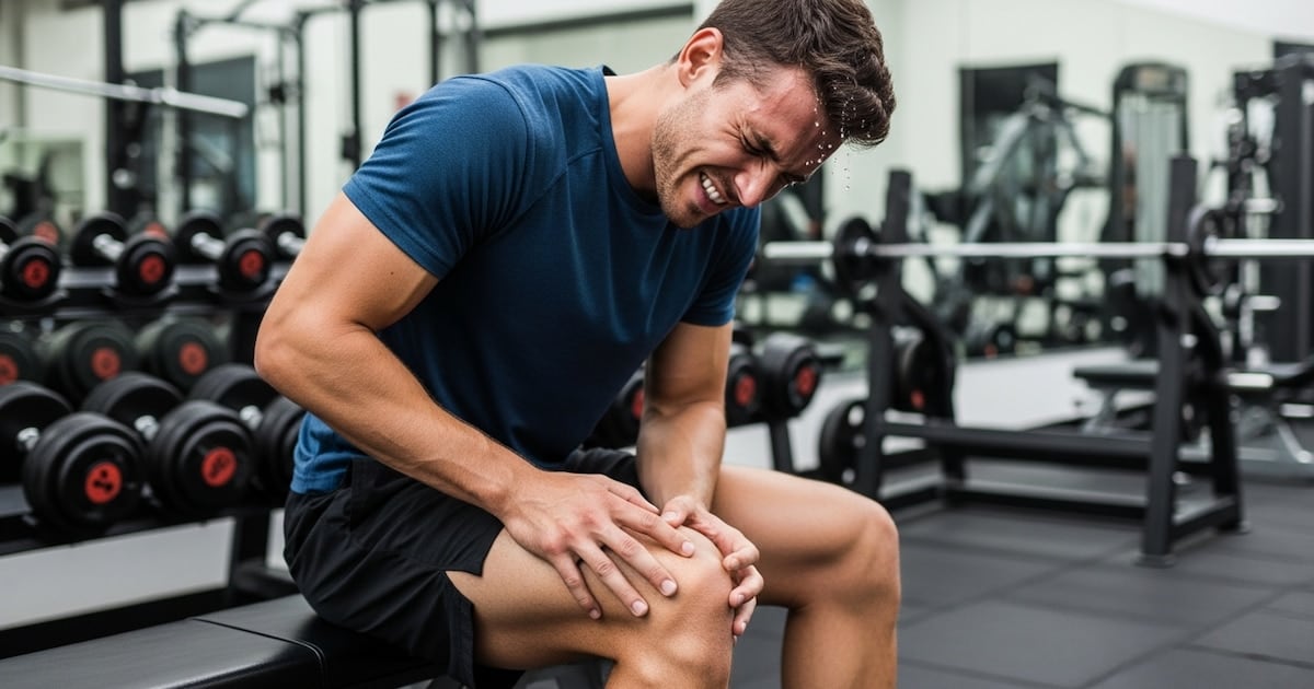 Rodillas que crujen en el gimnasio: los vicios de técnica que las rompen en silencio y cómo empezar a corregirlos hoy mismo