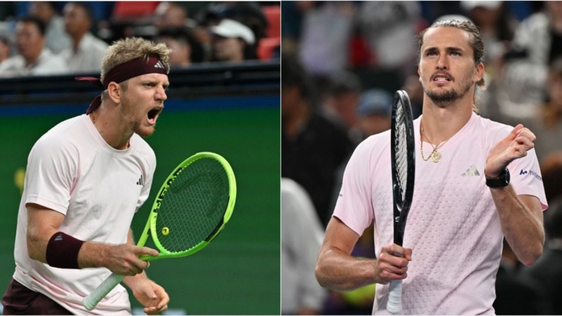 Davidovich le pintó la cara a Zverev en Shanghái y va por su primera corona de Masters 1000