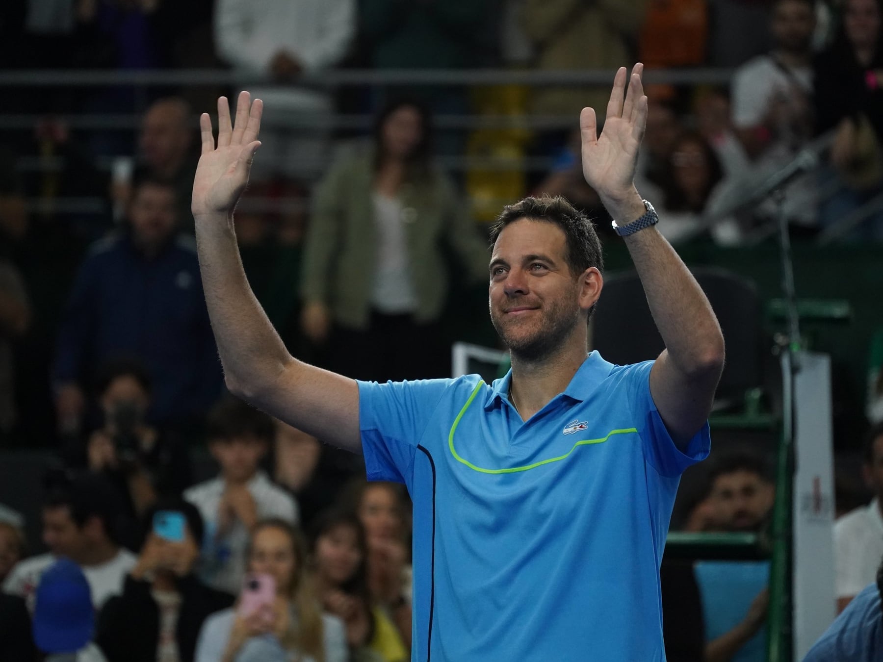 Del Potro vuelve a la puerta de la gloria y ahora el público puede empujarlo